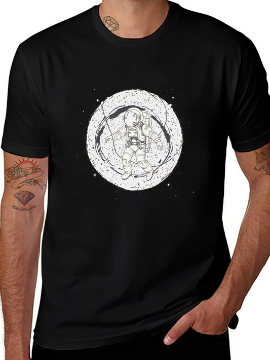 Astronaut Graphic Black T-Shirt