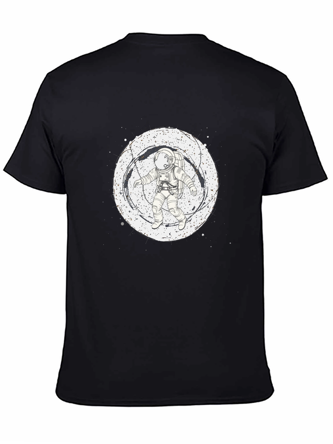 Astronaut Graphic Black T-Shirt