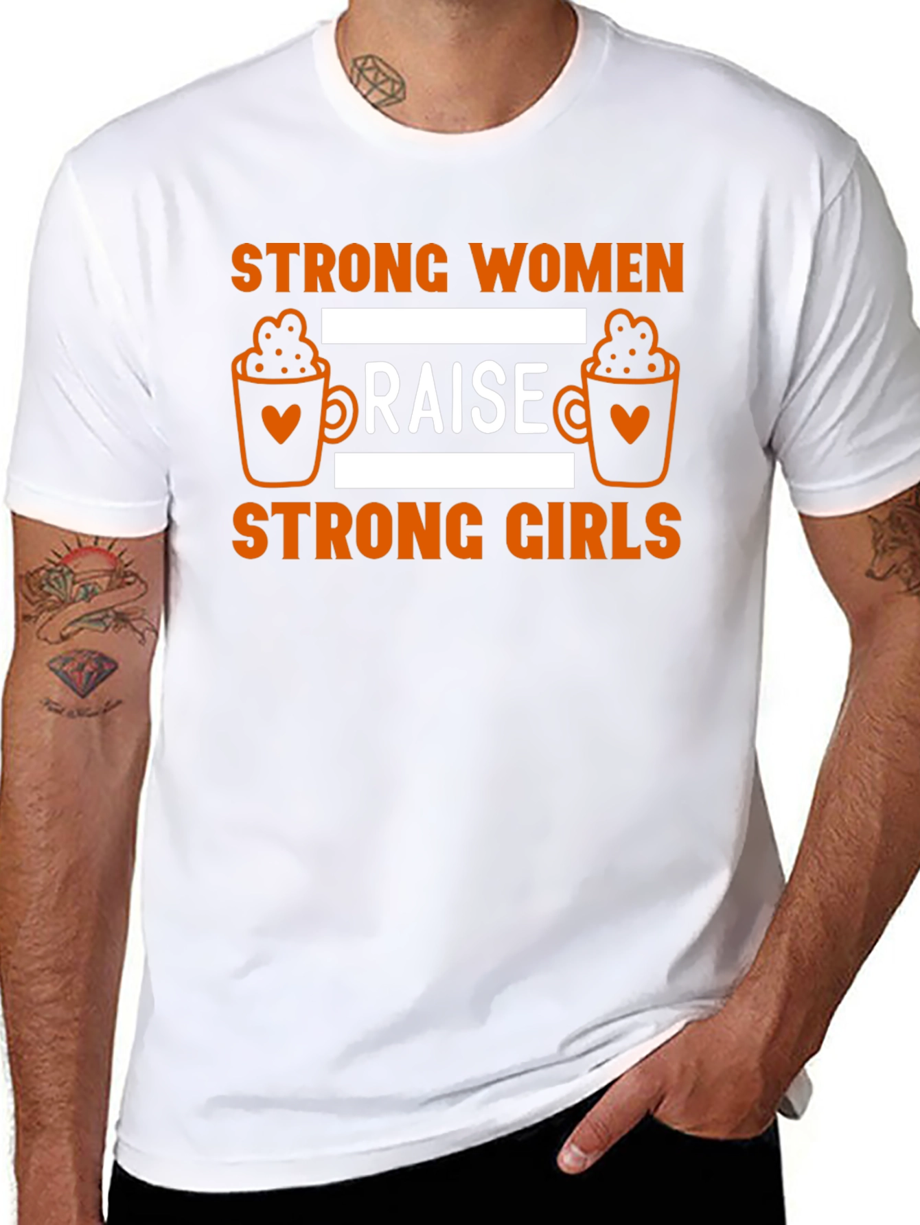 Strong Women Raise Strong Girls Graphic Tee