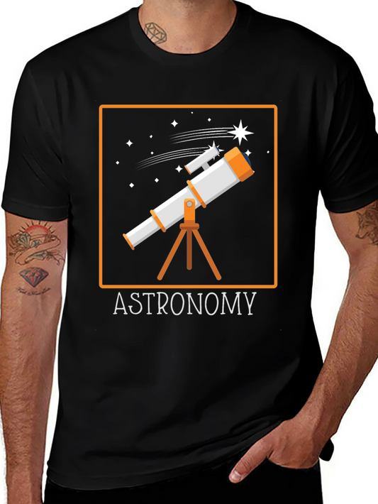 Astronomy Telescope Graphic T-Shirt