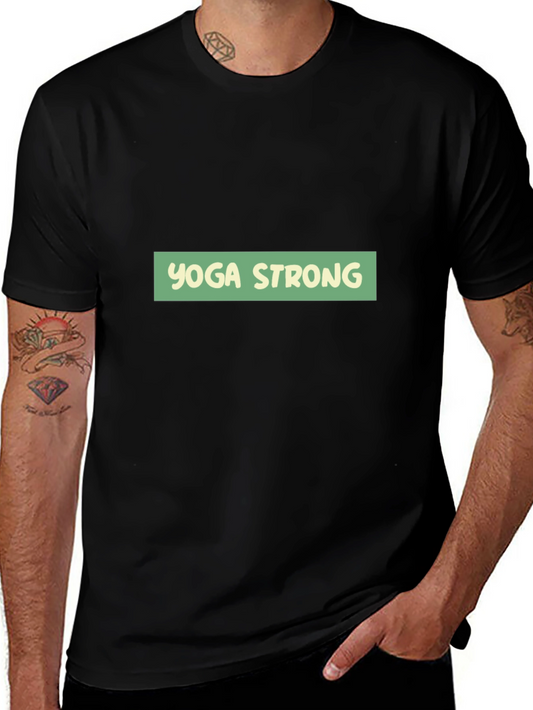 Yoga Strong Black T-Shirt
