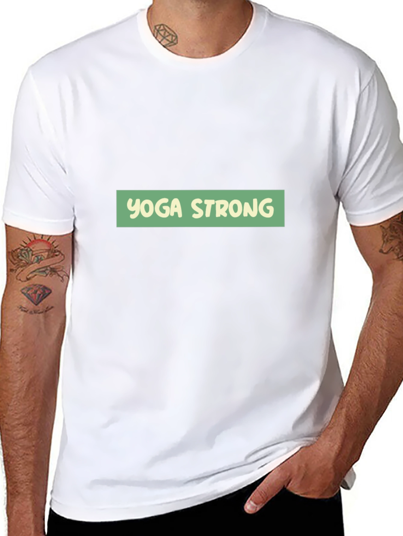 Yoga Strong Black T-Shirt