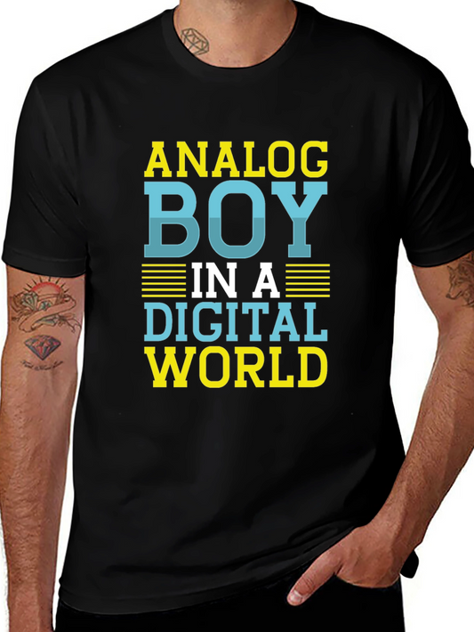 Analog Boy in a Digital World Graphic Tee