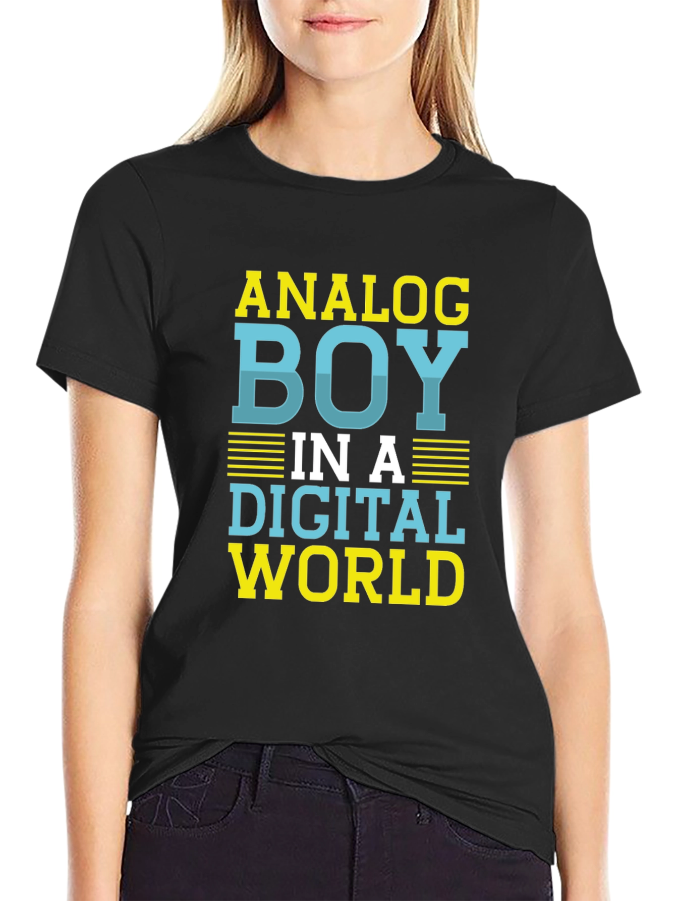 Analog Boy in a Digital World Graphic Tee