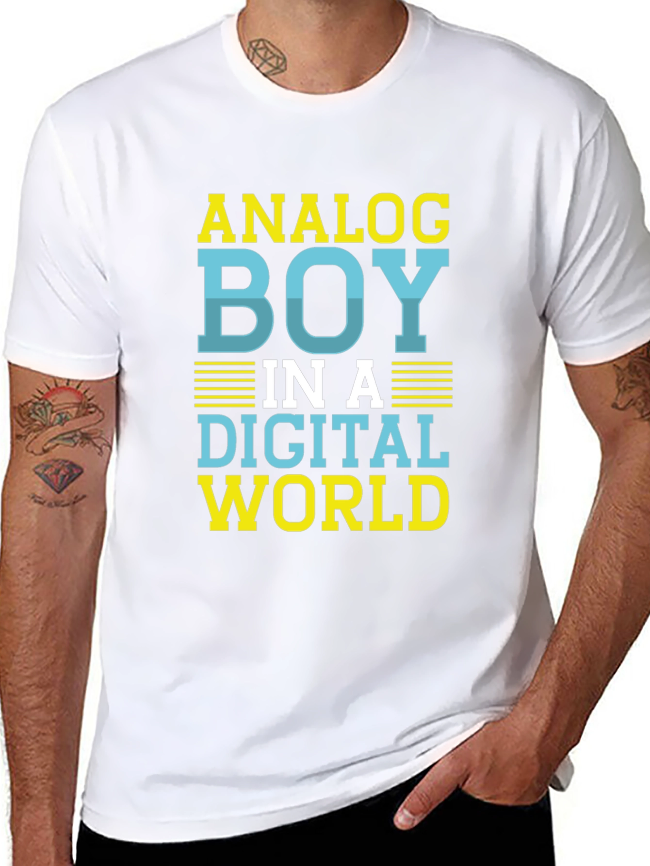 Analog Boy in a Digital World Graphic Tee