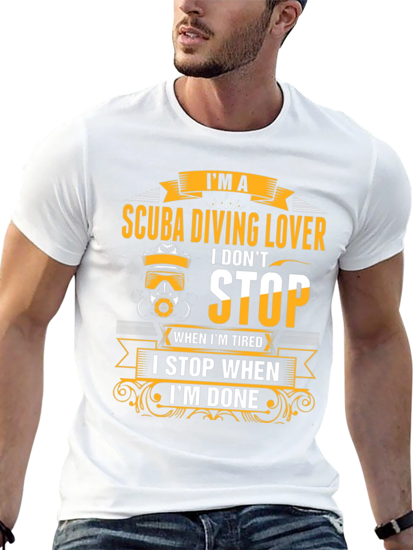 Scuba Diving Lover T-Shirt - Never Stop Diving!