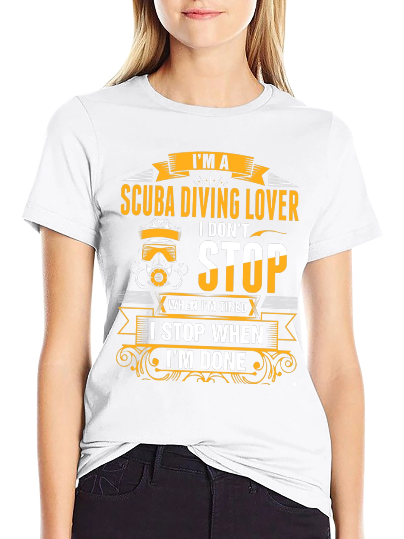 Scuba Diving Lover T-Shirt - Never Stop Diving!