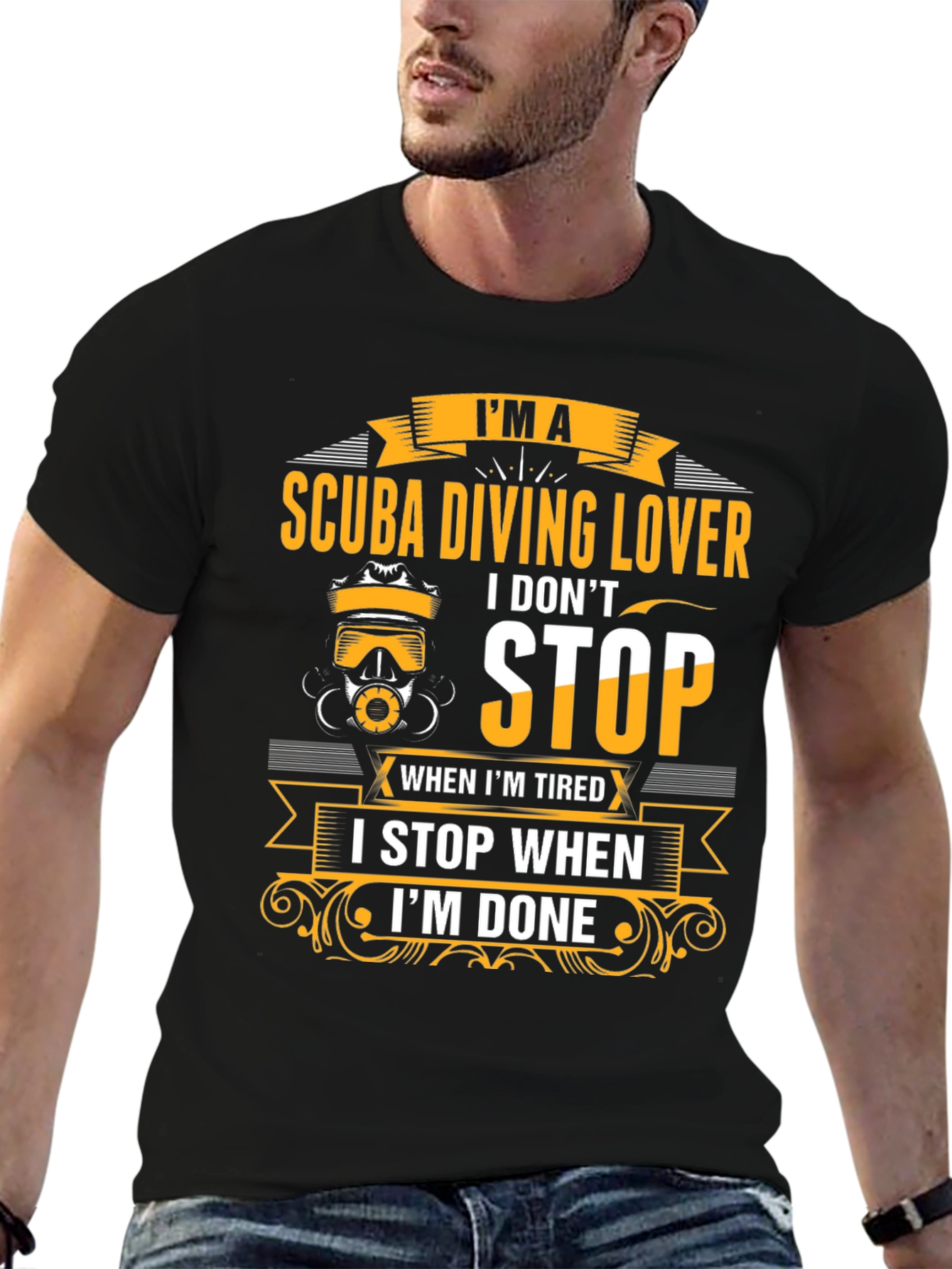 Scuba Diving Lover T-Shirt - Never Stop Diving!