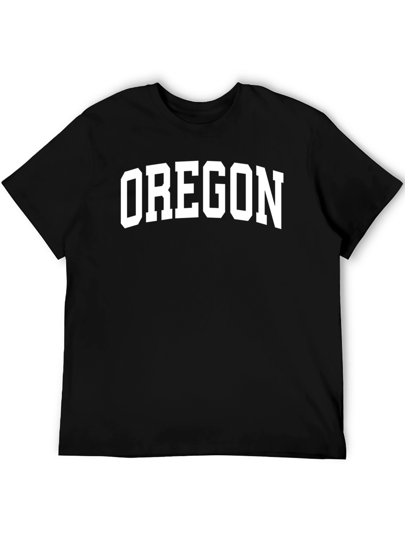 Oregon T-Shirt - Classic Collegiate Style - Black