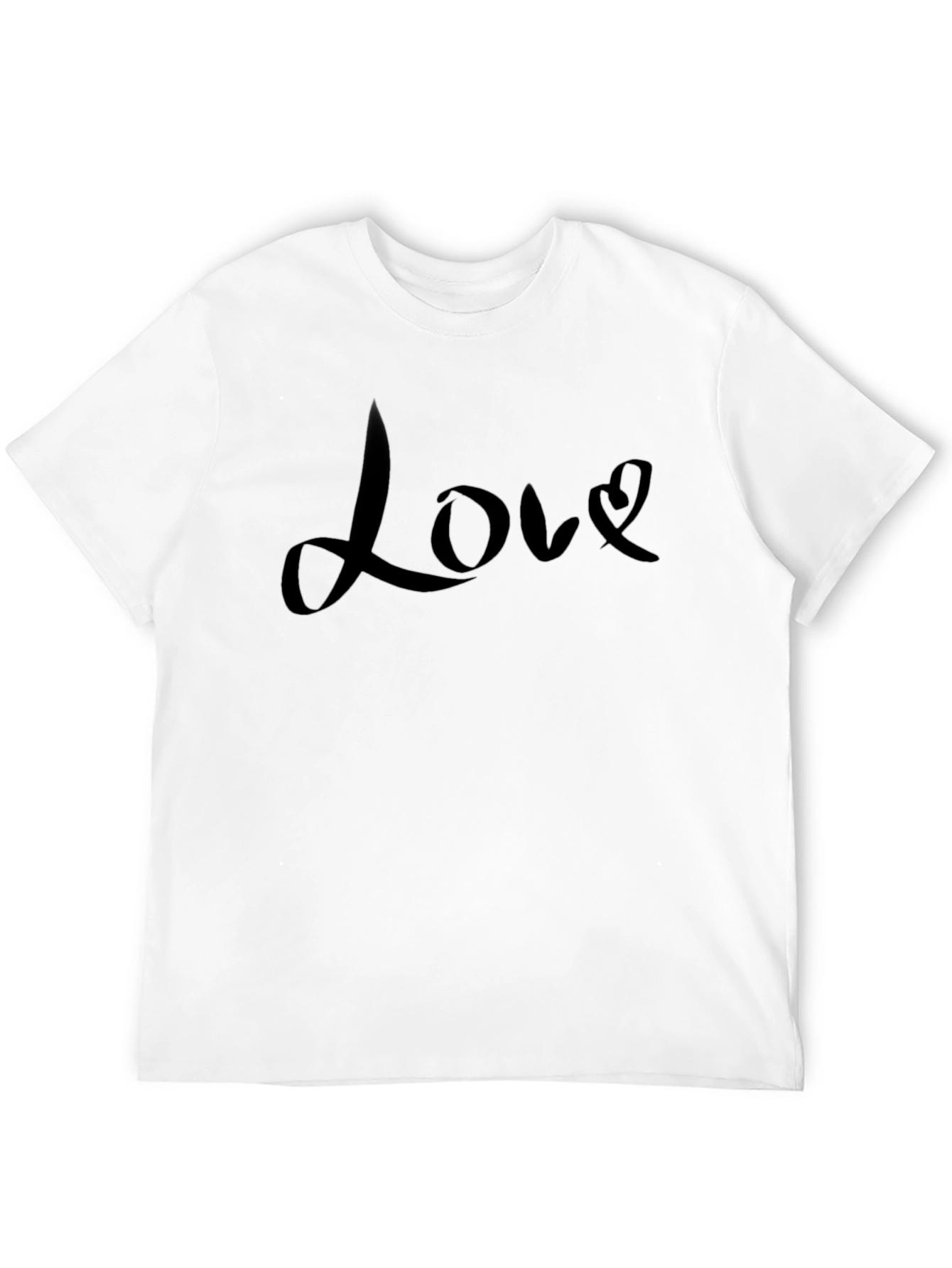 Love Graphic Black T-Shirt - Stylish Casual Wear