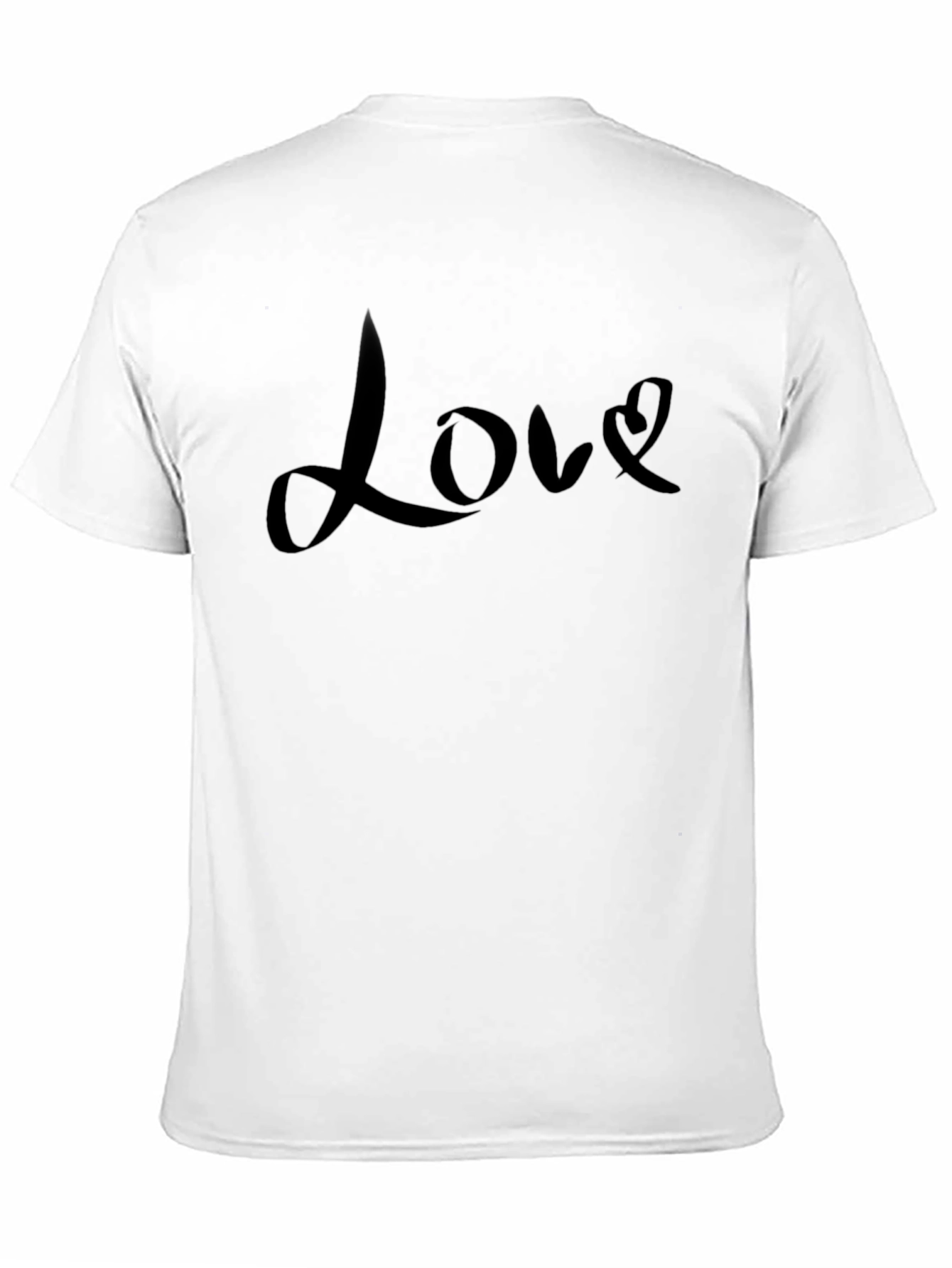 Love Graphic Black T-Shirt - Stylish Casual Wear