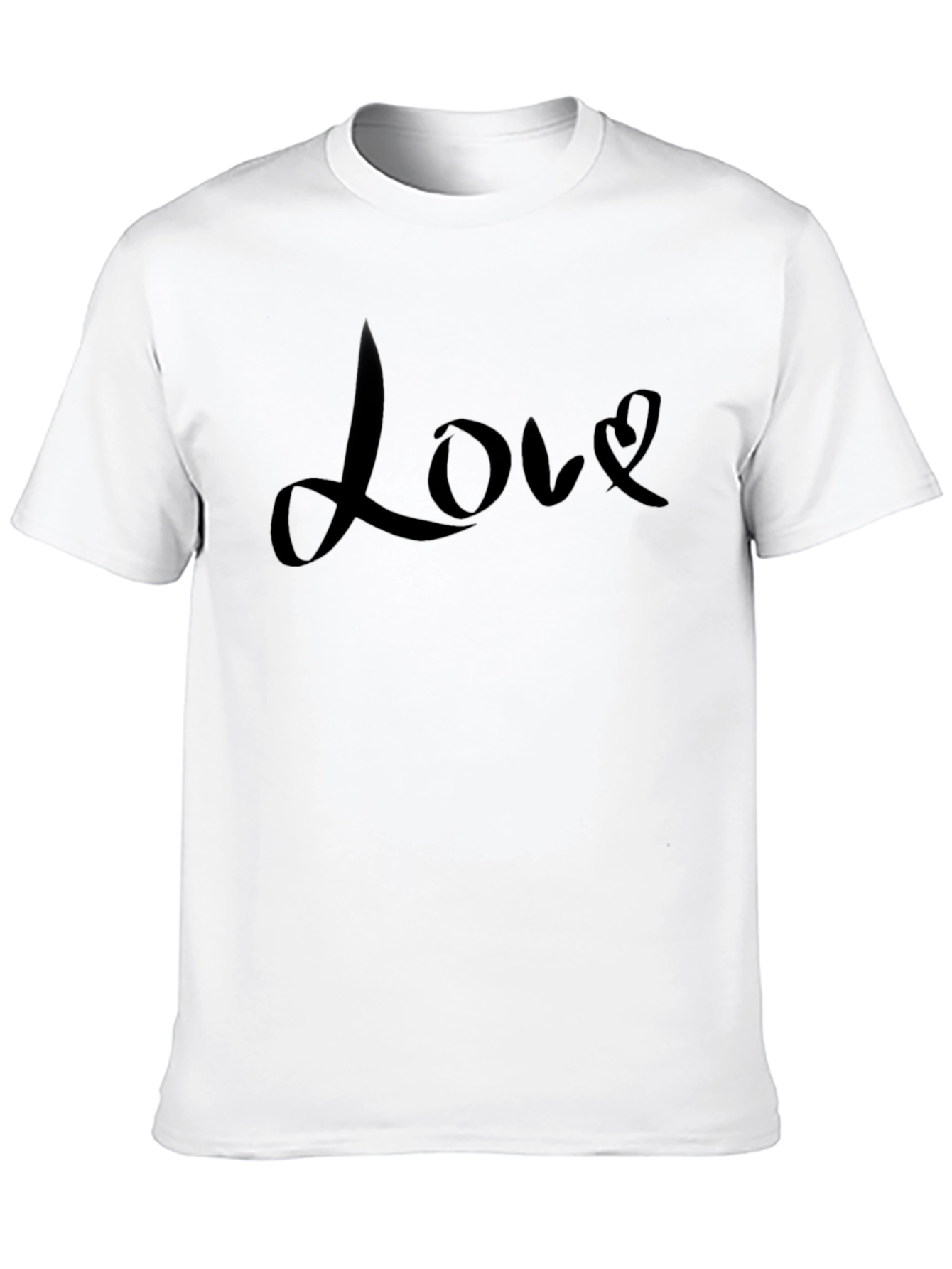 Love Graphic Black T-Shirt - Stylish Casual Wear