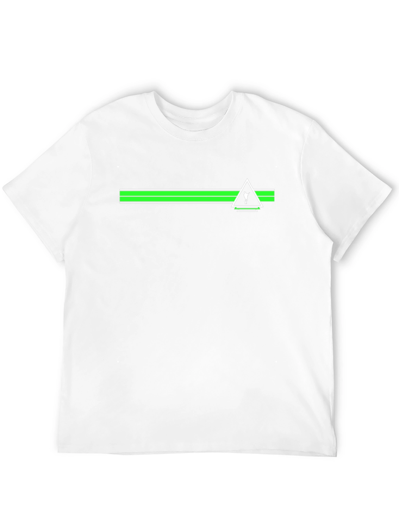 Geometric Graphic Tee - Black Casual Shirt