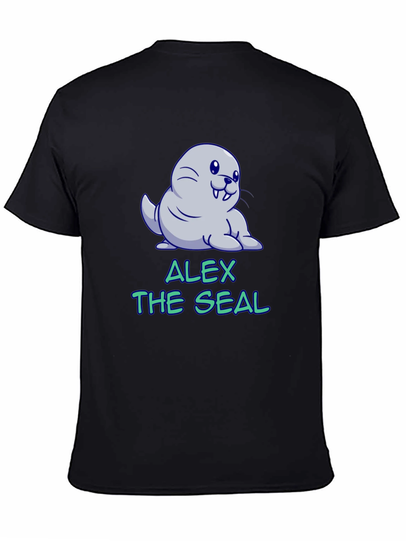Alex The Seal T-Shirt - Cute Cartoon Design