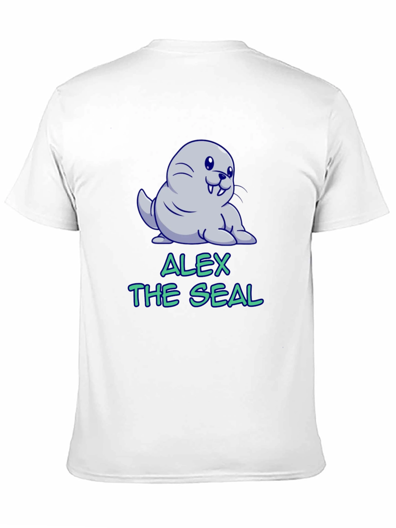 Alex The Seal T-Shirt - Cute Cartoon Design