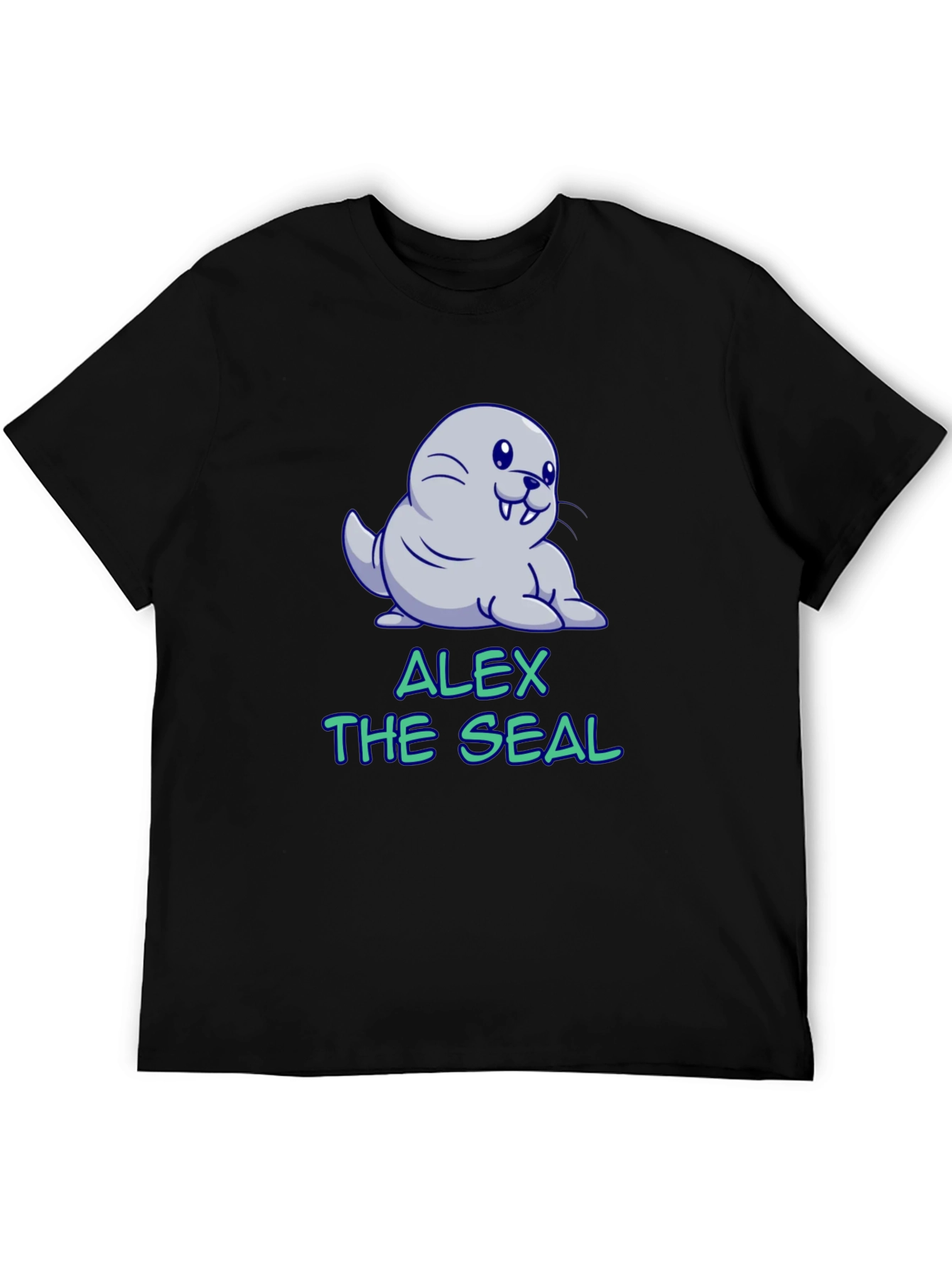 Alex The Seal T-Shirt - Cute Cartoon Design