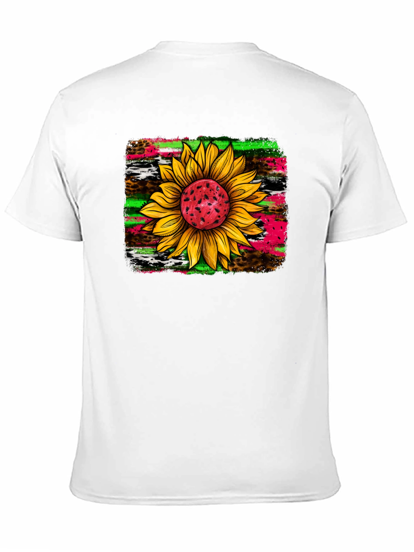 Sunflower Graphic Tee - Funky Floral Design