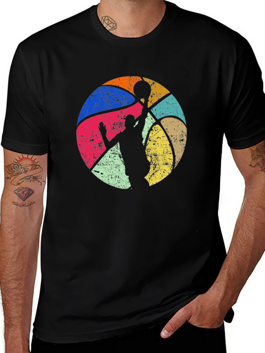 Retro Basketball Player Graphic Tee