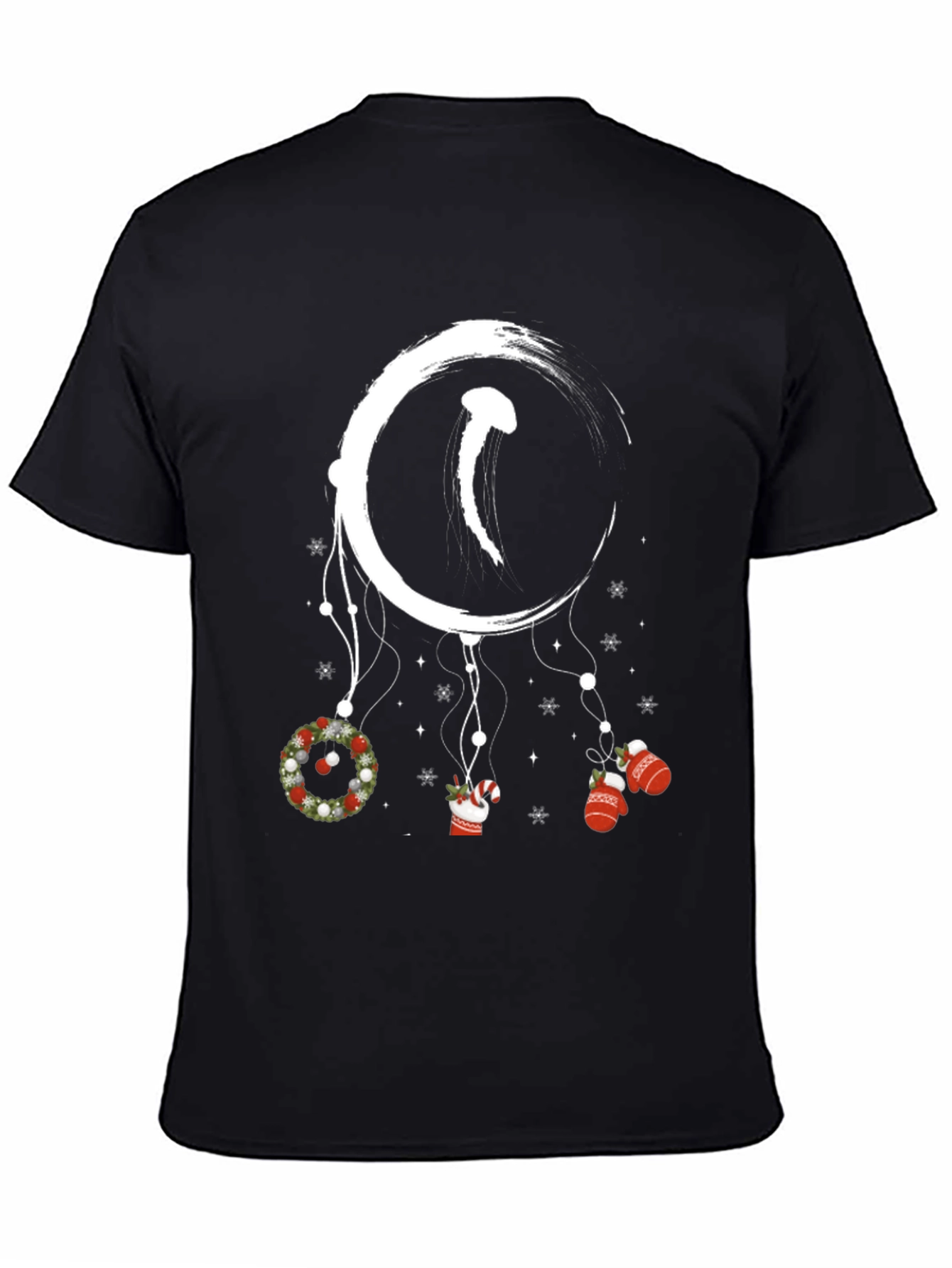 Festive Jellyfish Dream Catcher Graphic Tee