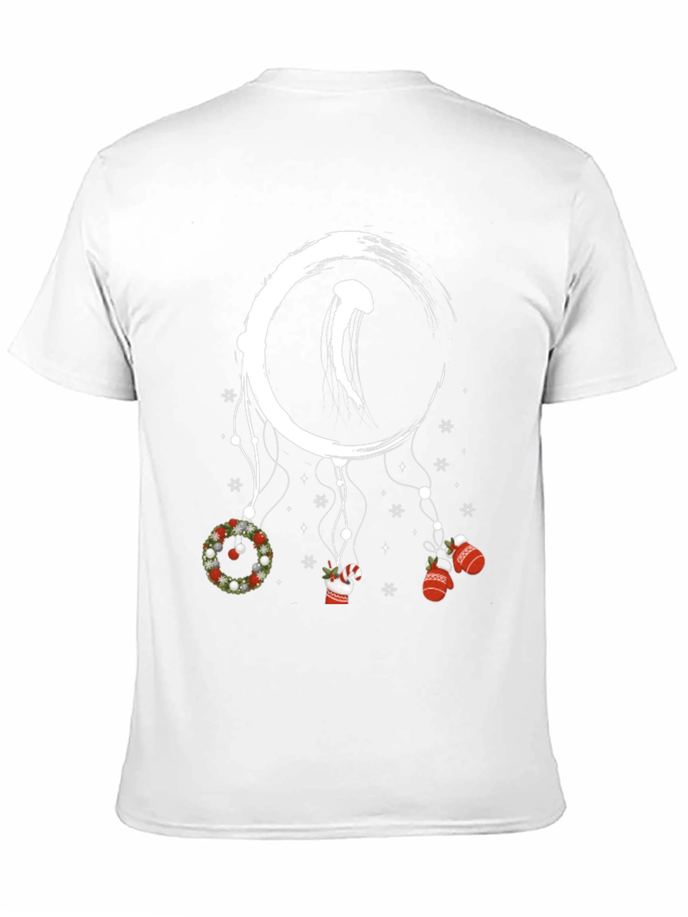 Festive Jellyfish Dream Catcher Graphic Tee