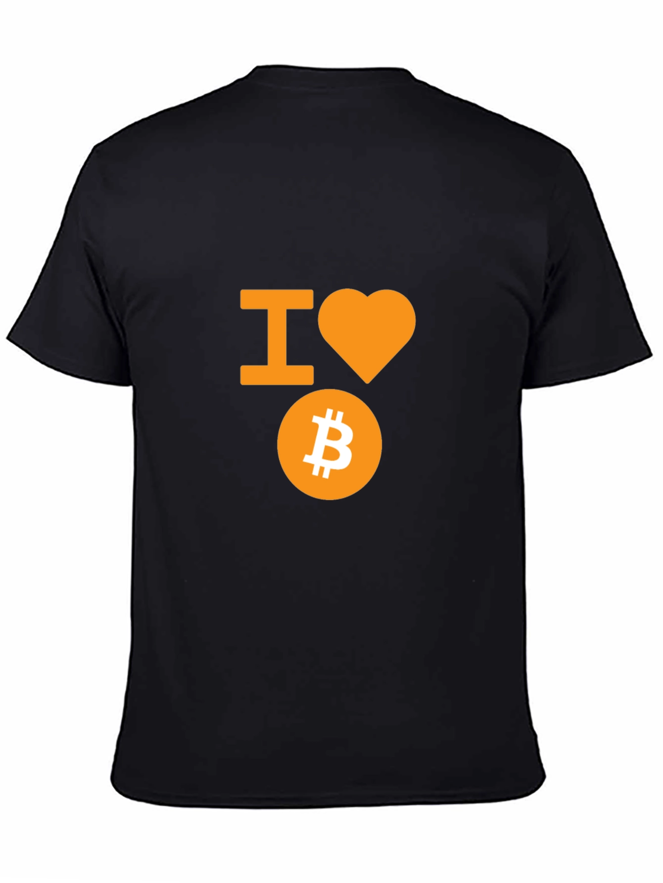 I Love Bitcoin T-Shirt - Crypto Fan Apparel