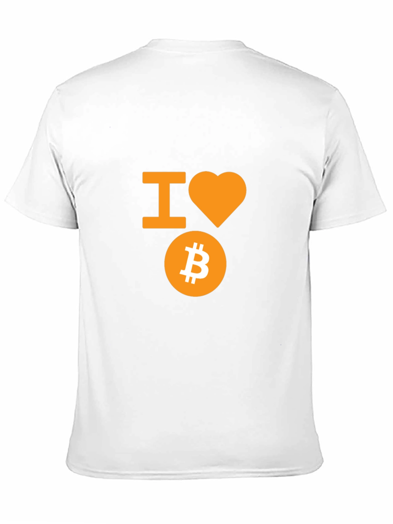 I Love Bitcoin T-Shirt - Crypto Fan Apparel