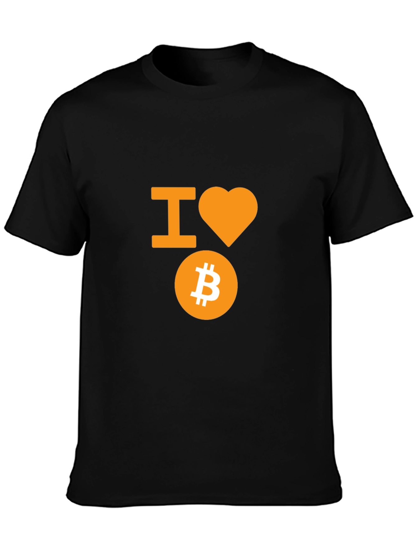 I Love Bitcoin T-Shirt - Crypto Fan Apparel