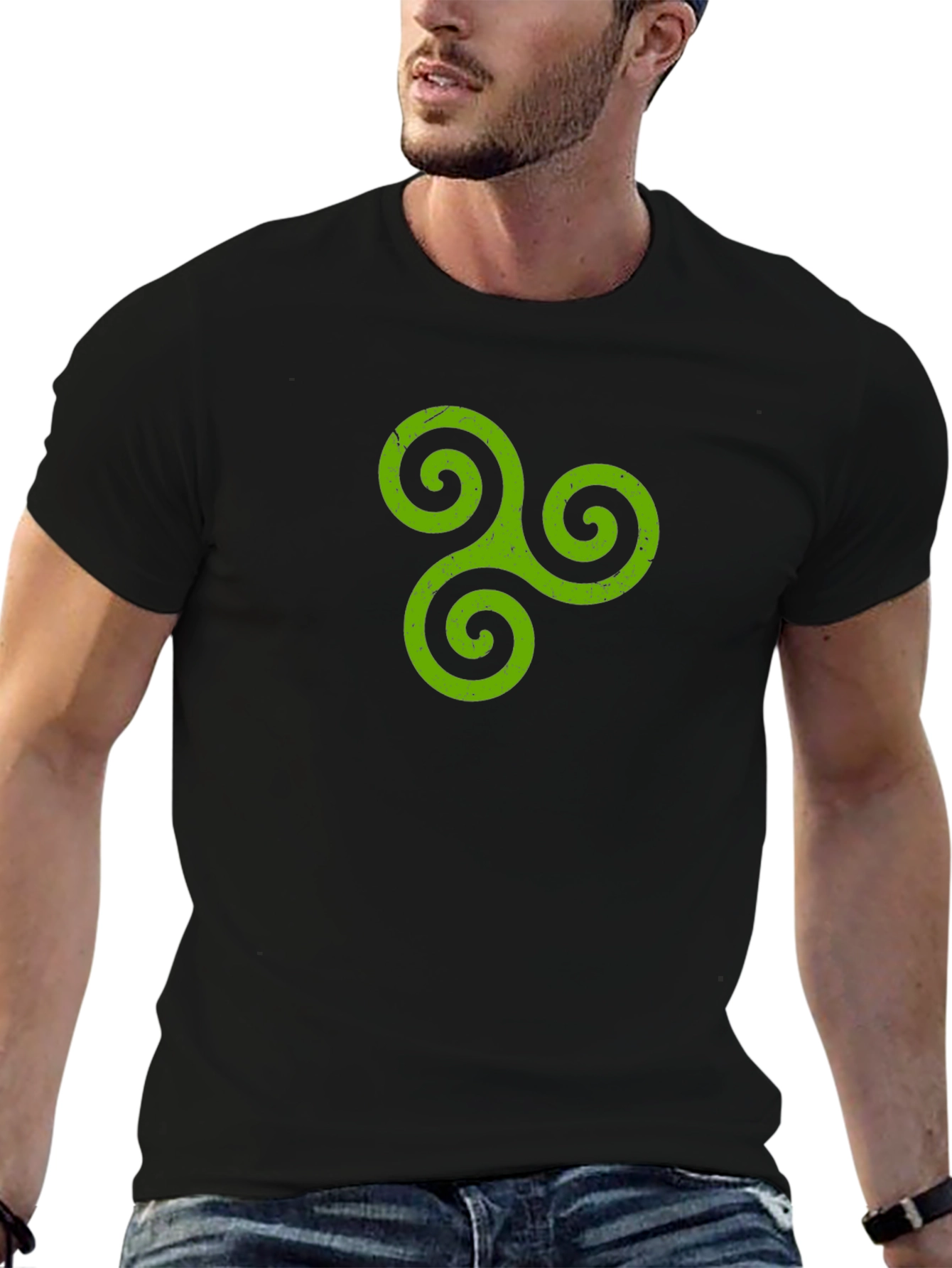 Triskele Celtic Knot T-Shirt - Lucky Spiral Tee