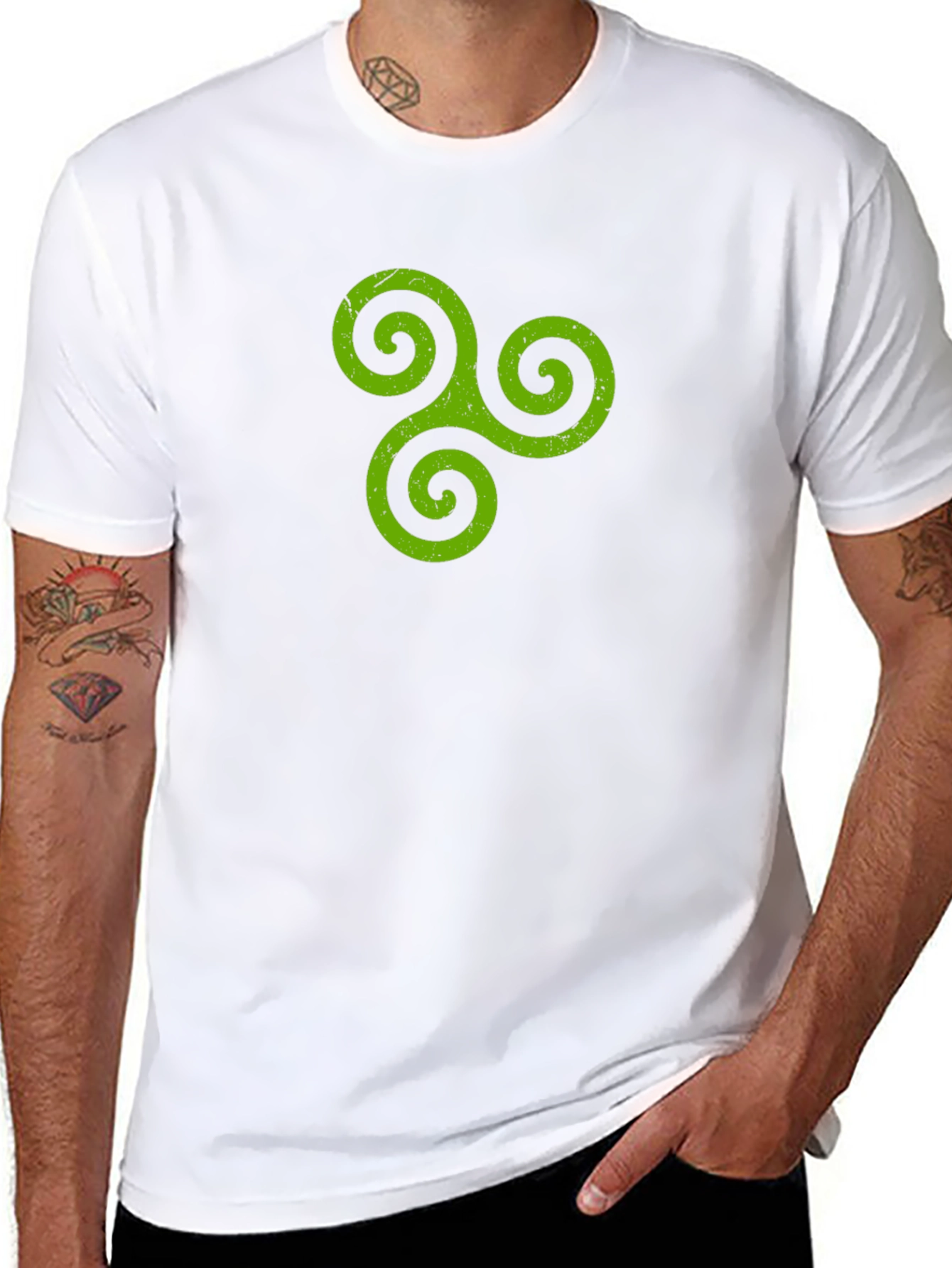 Triskele Celtic Knot T-Shirt - Lucky Spiral Tee