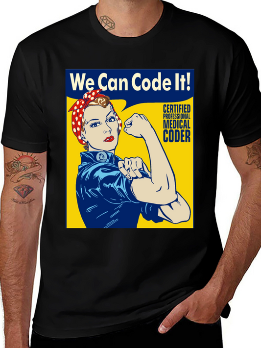 We Can Code It! Rosie the Riveter Coder T-Shirt