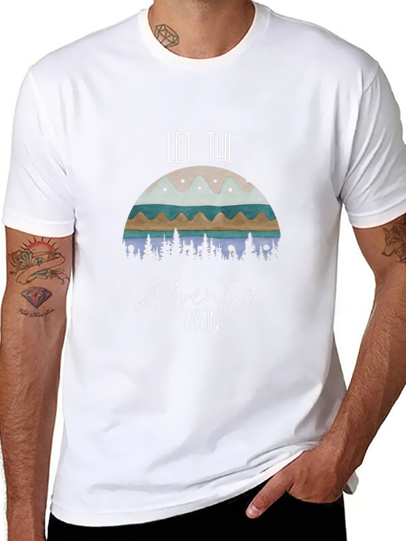 Adventure Graphic Tee - Let the Adventure Begin