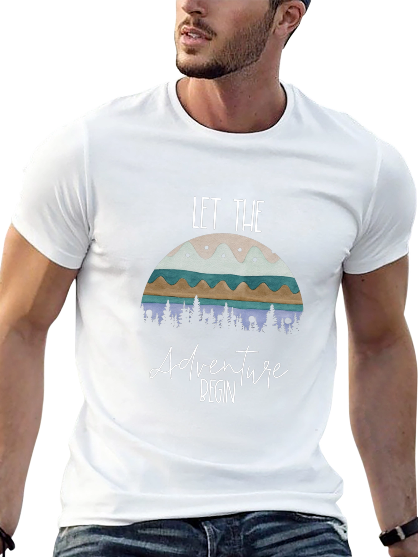 Adventure Graphic Tee - Let the Adventure Begin