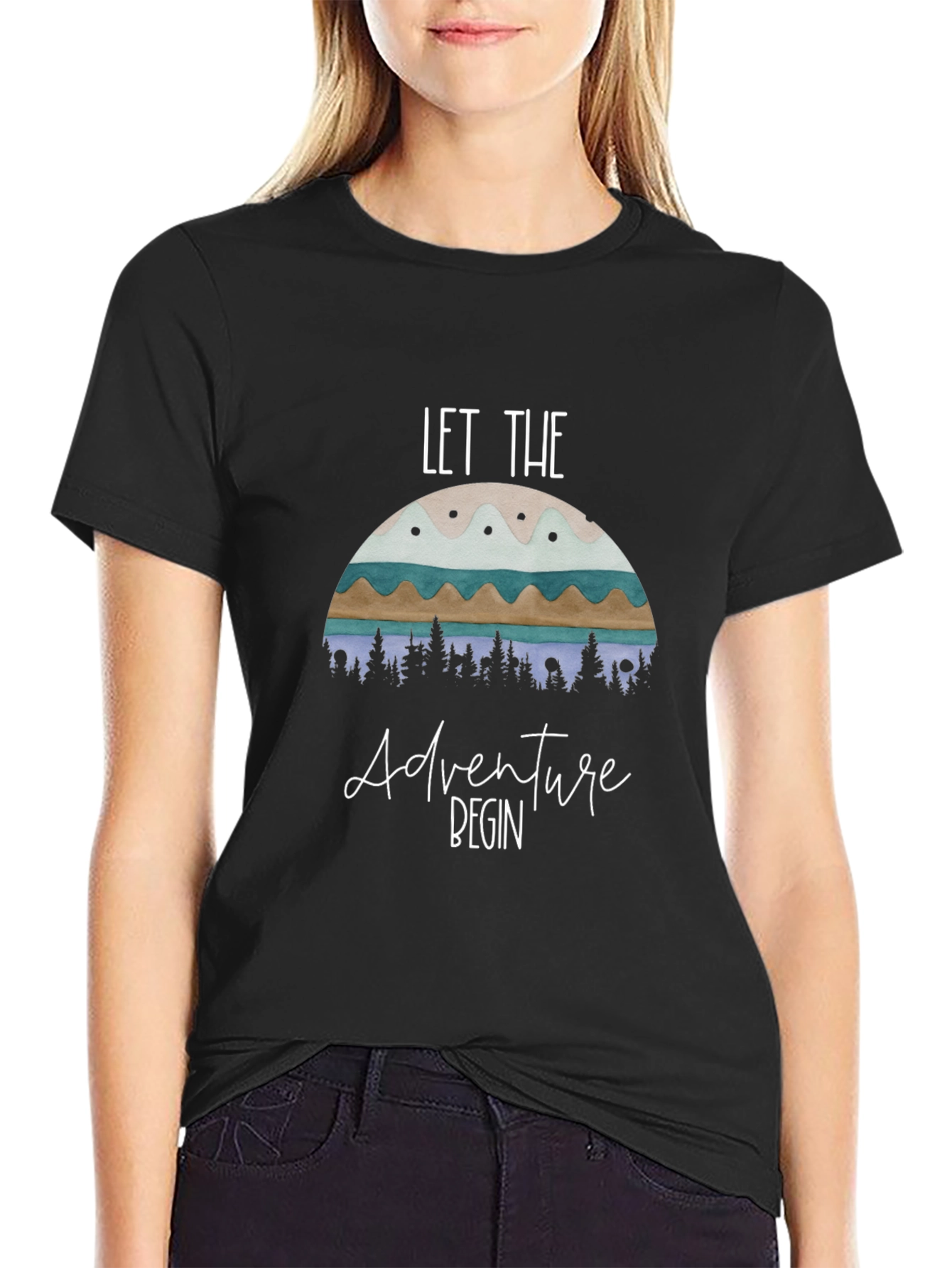 Adventure Graphic Tee - Let the Adventure Begin