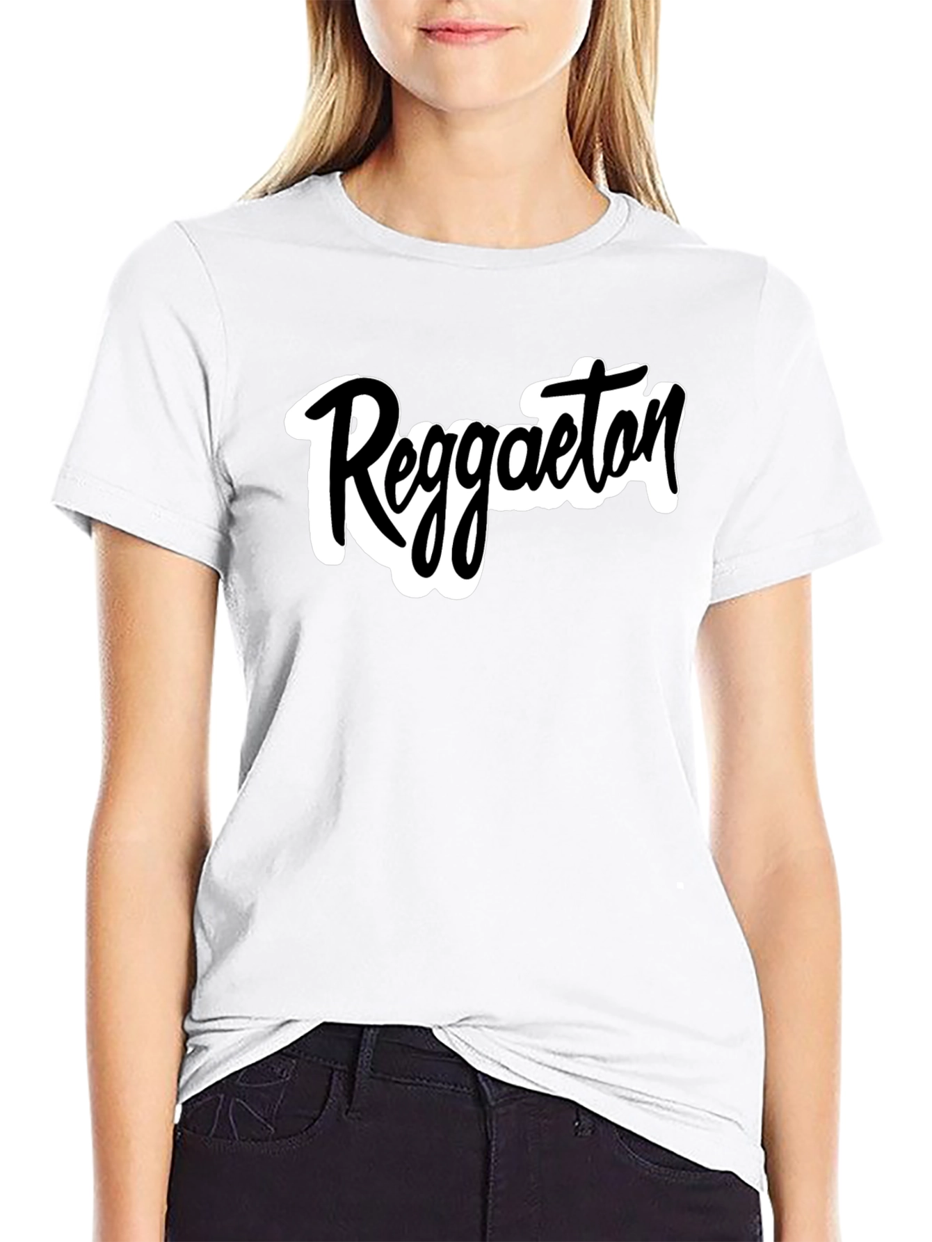Reggaeton Black T-Shirt Casual Wear