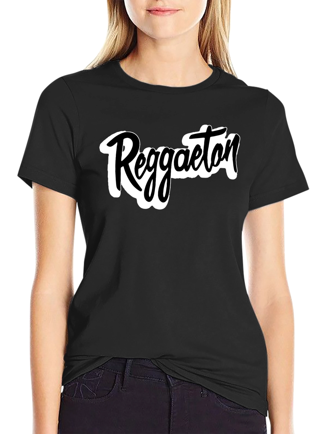 Reggaeton Black T-Shirt Casual Wear