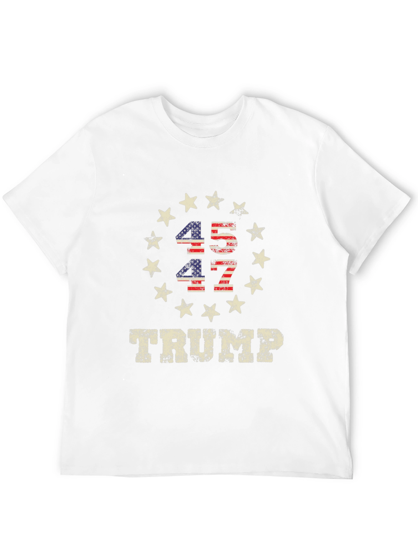 Trump 45 47 Patriotic T-Shirt