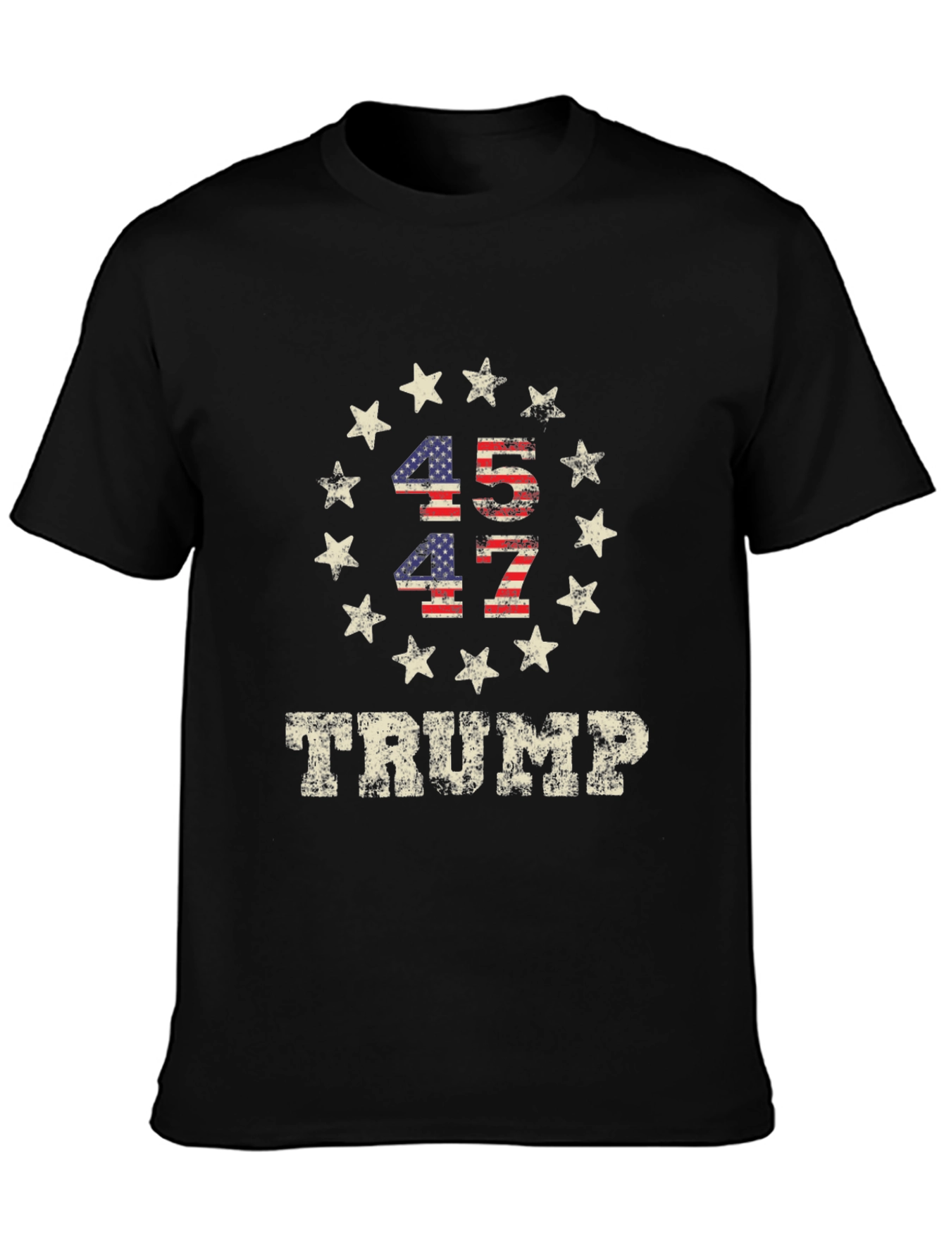 Trump 45 47 Patriotic T-Shirt