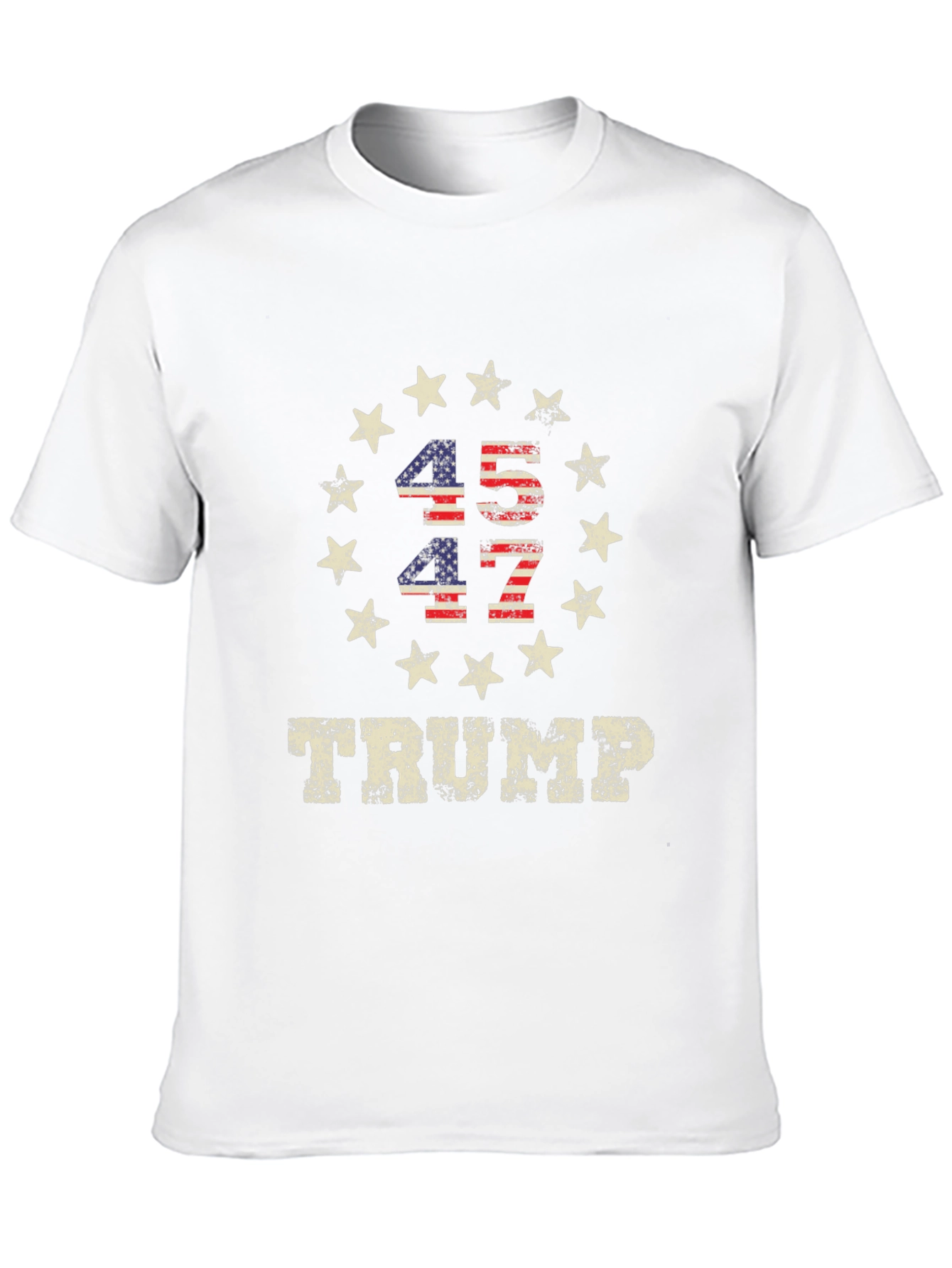 Trump 45 47 Patriotic T-Shirt