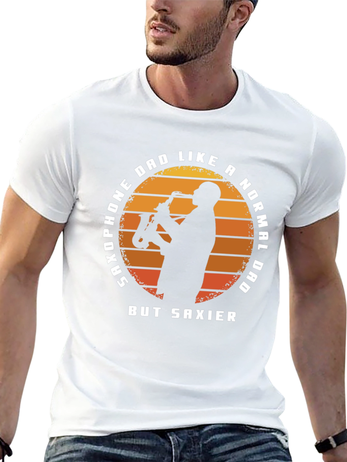Saxophone Dad T-Shirt - Saxier Than Normal!