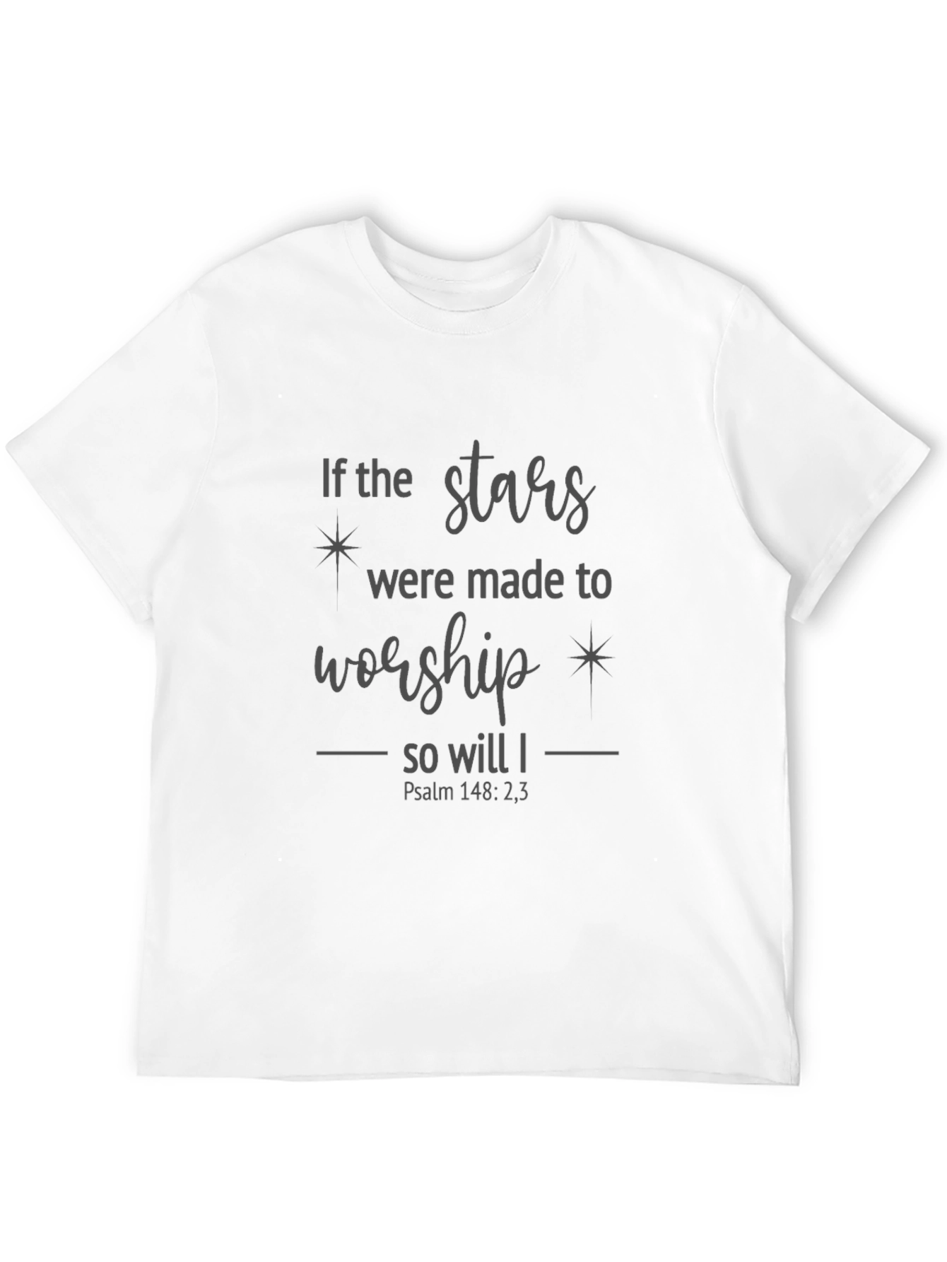 Worship Stars Psalm Graphic T-Shirt
