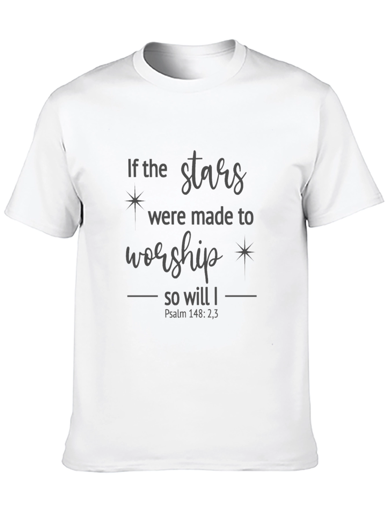 Worship Stars Psalm Graphic T-Shirt