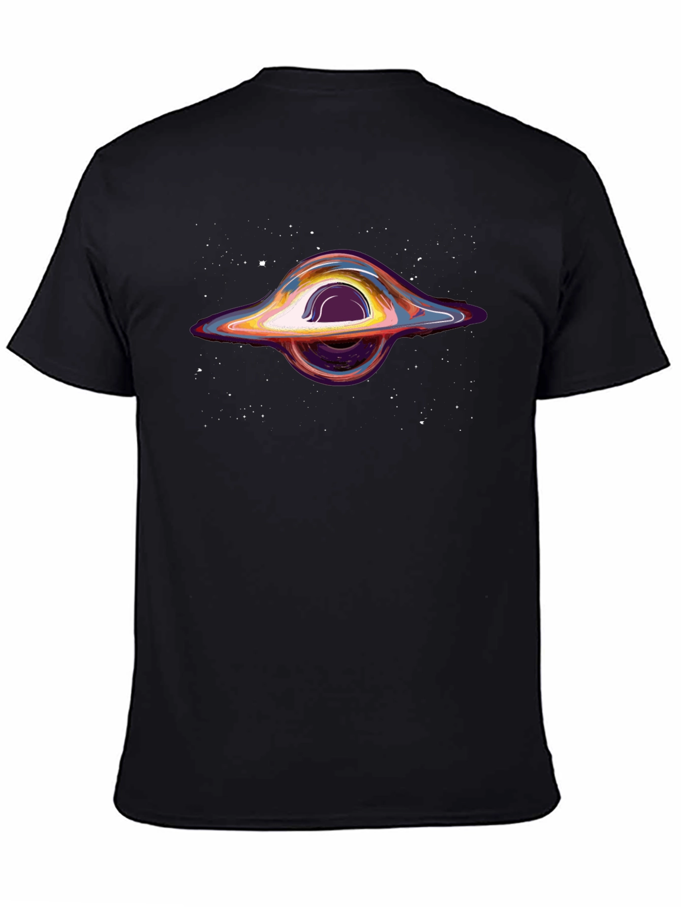 Black Hole Graphic Tee - Cosmic Design