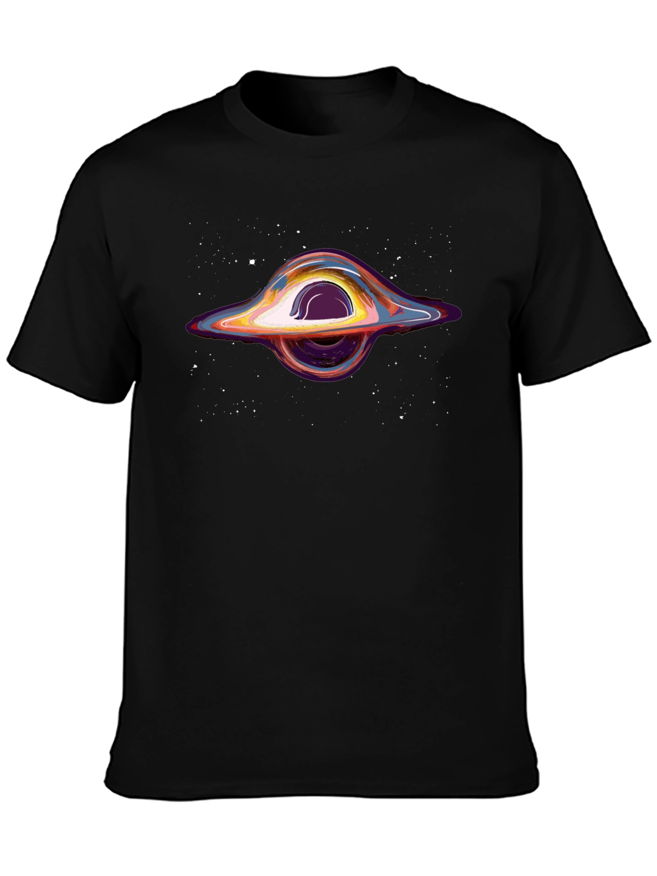 Black Hole Graphic Tee - Cosmic Design