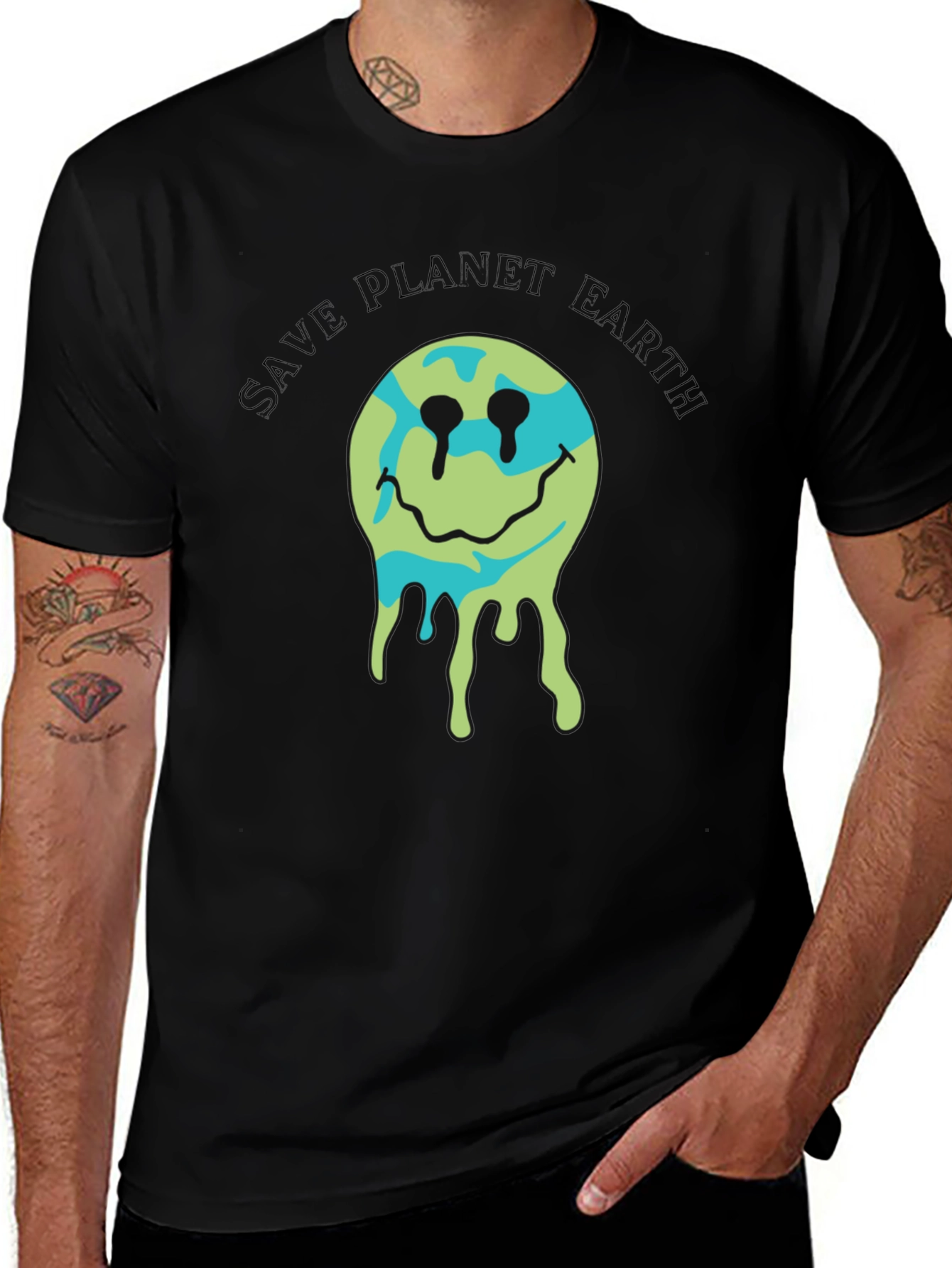 Save Planet Earth Graphic T-Shirt