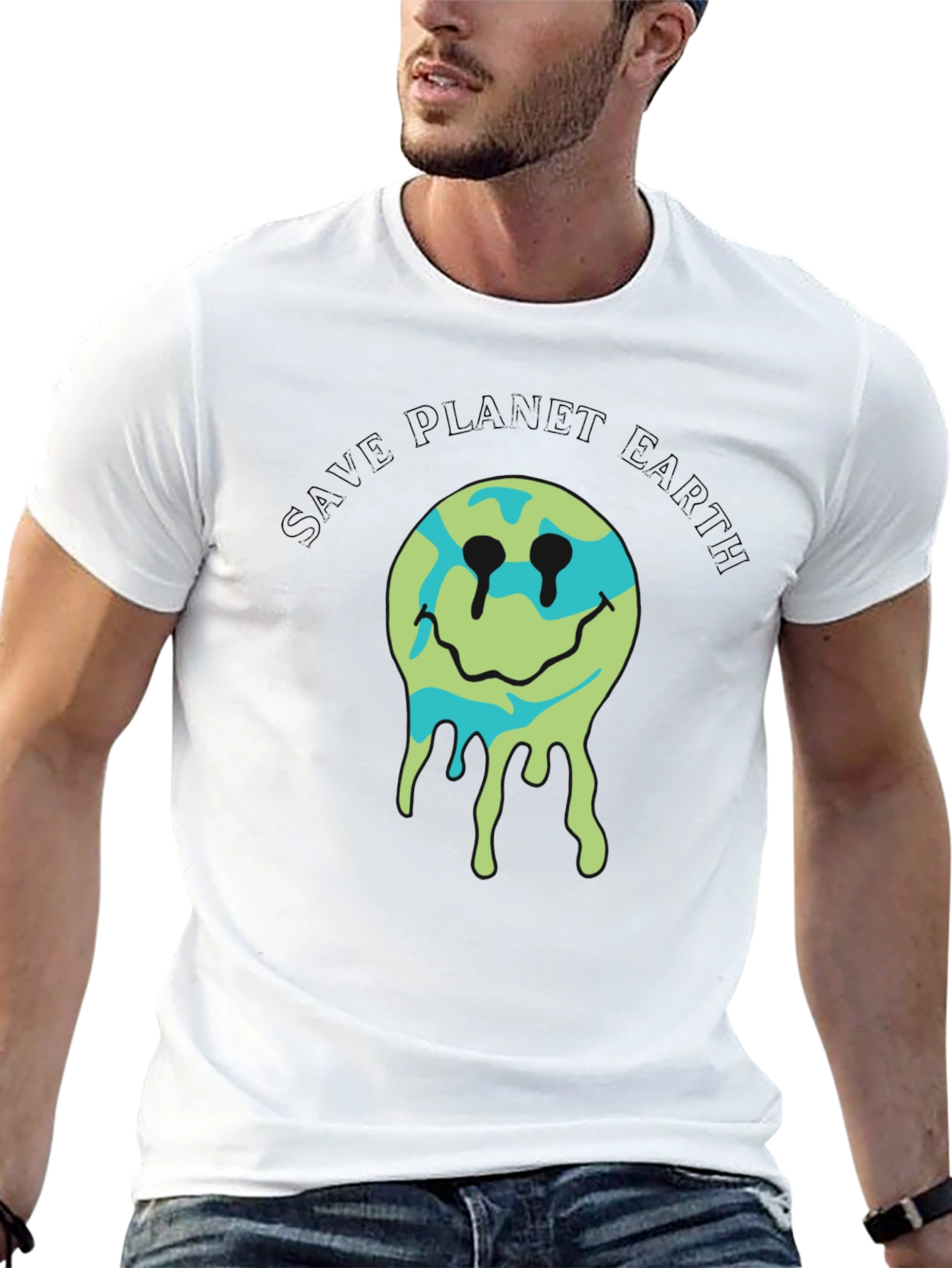 Save Planet Earth Graphic T-Shirt