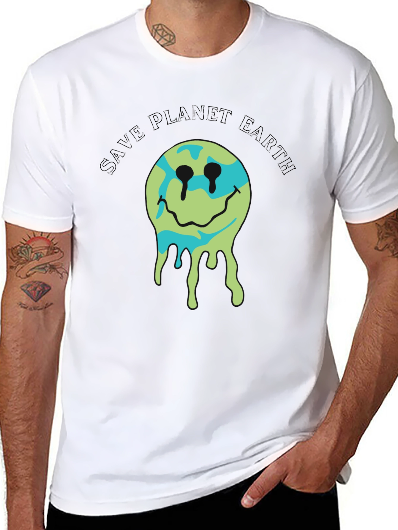 Save Planet Earth Graphic T-Shirt