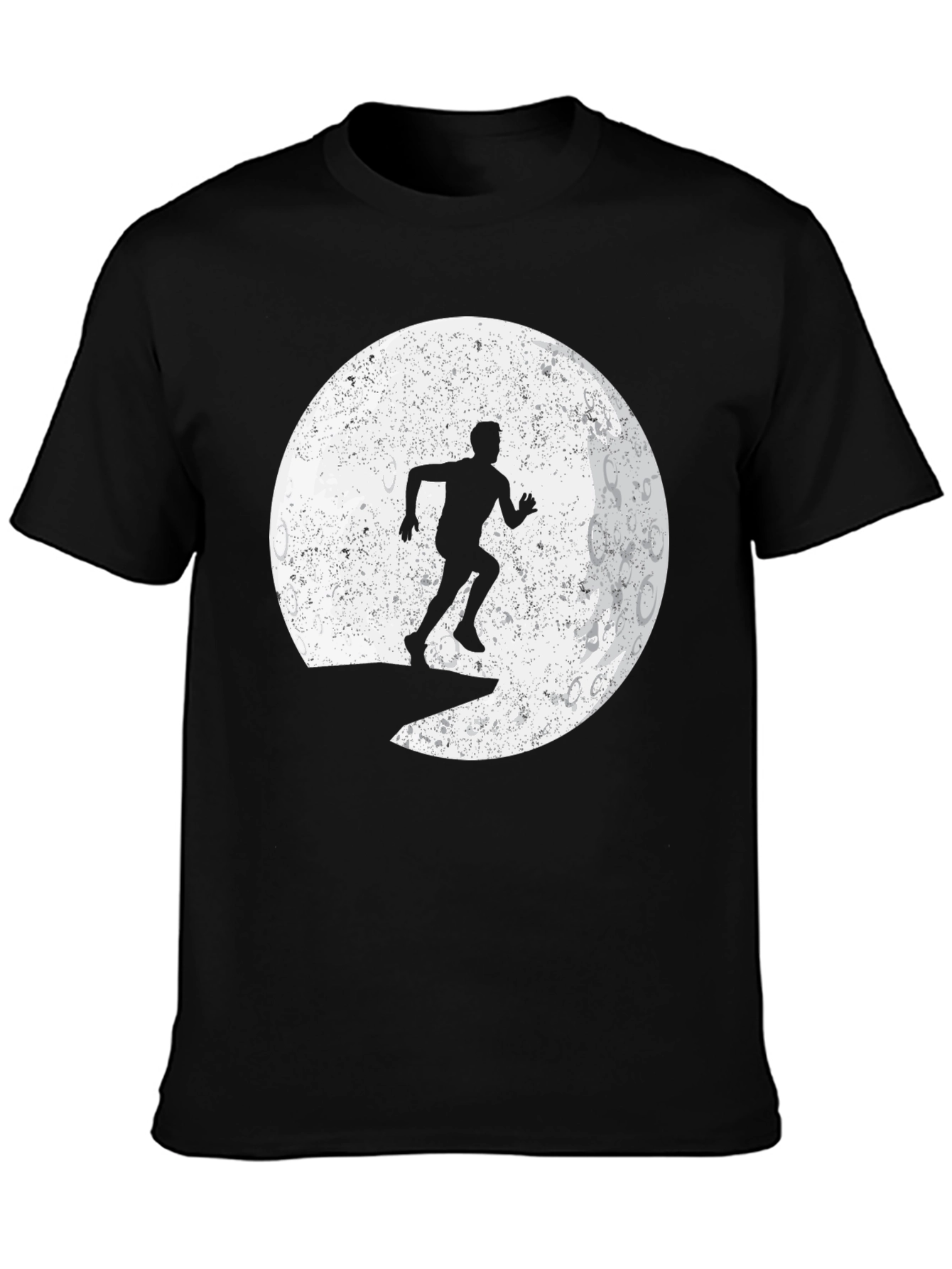 Silhouette Runner Graphic T-Shirt - Black