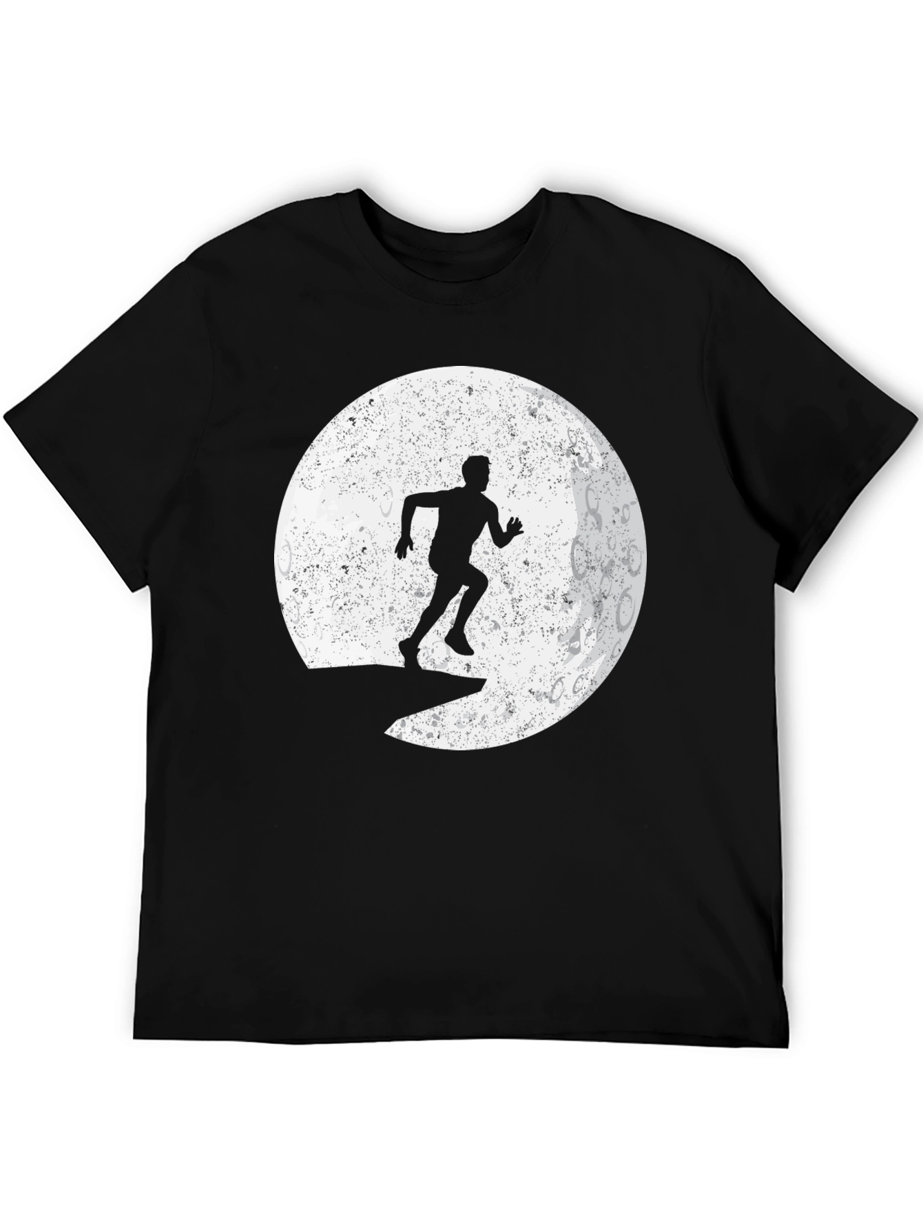 Silhouette Runner Graphic T-Shirt - Black