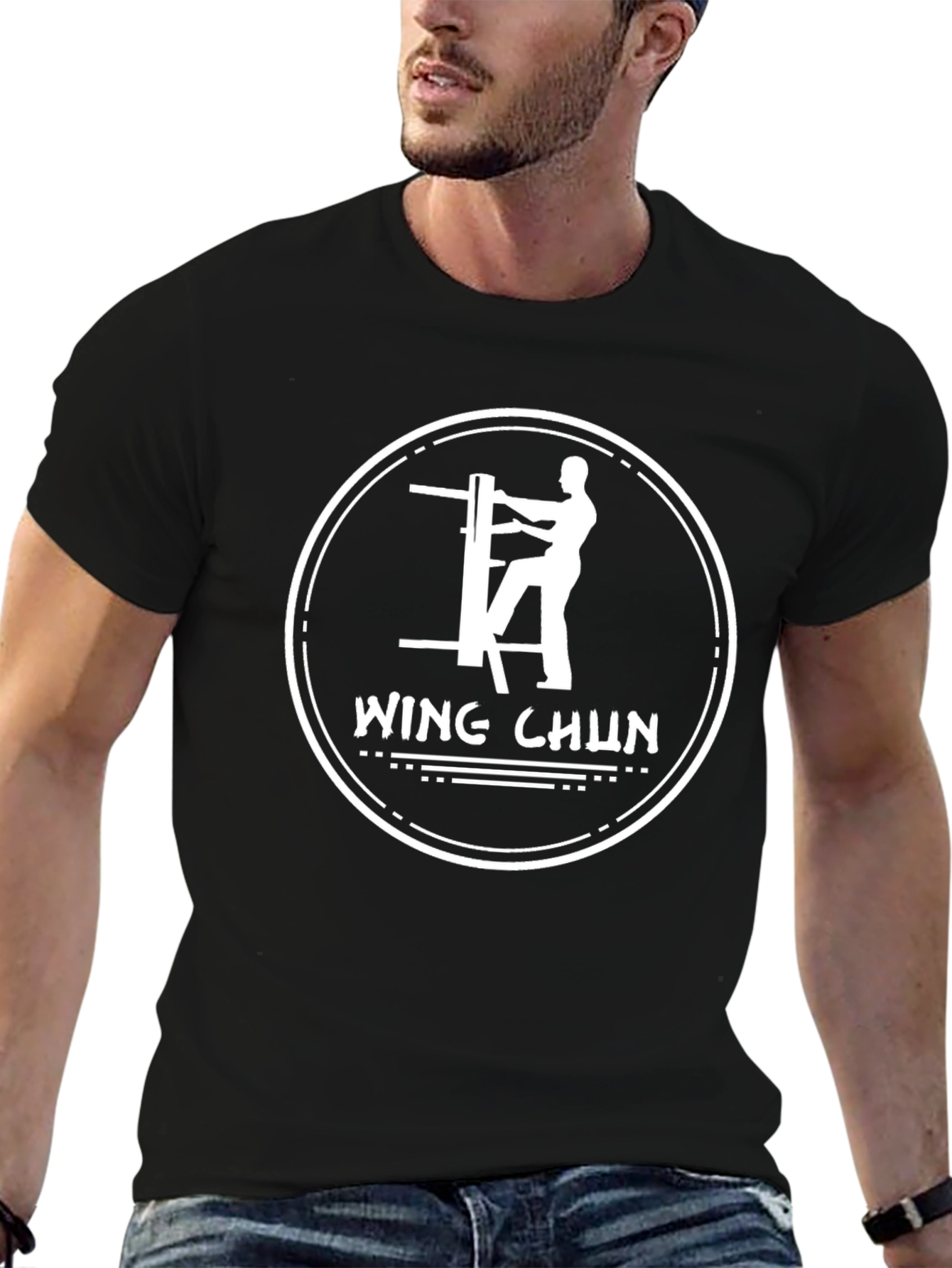 Wing Chun Martial Arts T-Shirt - Black