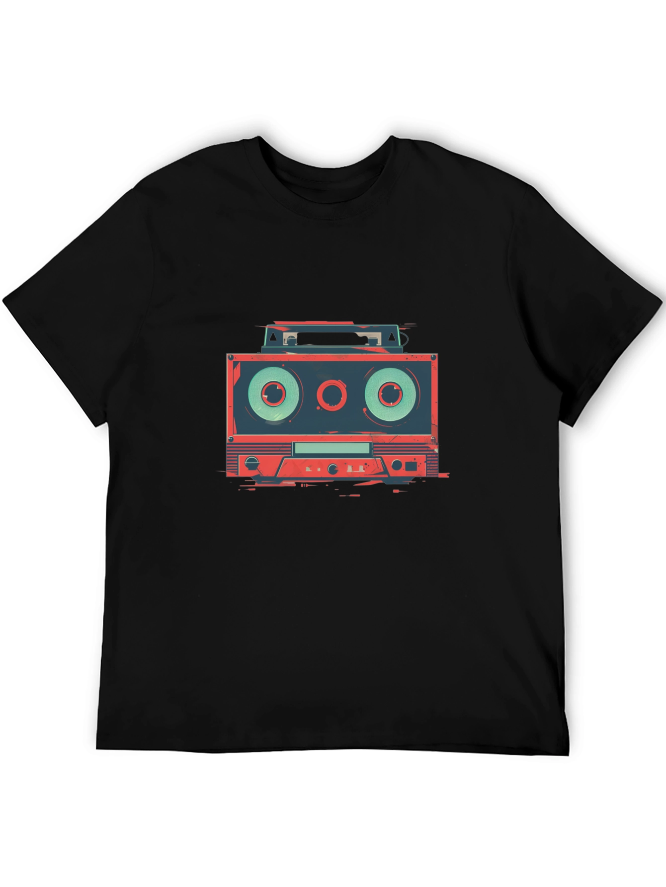 Retro Cassette Player Graphic Tee